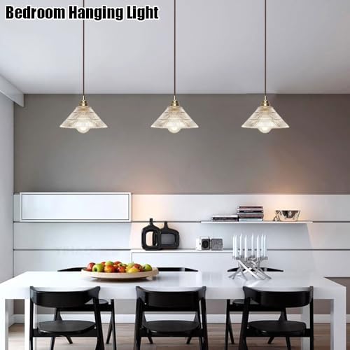 Lámpara colgante de cristal de diseño creativo y base E27 con acabados minimalistas premium 3