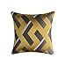poszewka na poduszkę Strona główna Poszewka Soft Gold Grey Poduszka Pokrywa 45 X45 Dekoracyjne łóżko jesień Dekoracja (Color : A, Size : 45x45cm(NO FILLING))