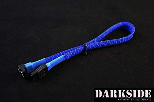 Cable de datos SATA 3.0 30cm Azul Darkside miniatura 2