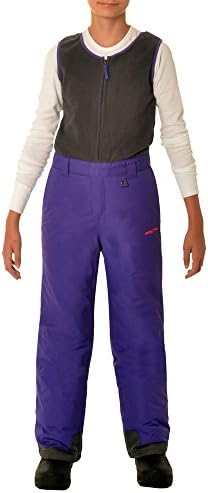 Arctix Kids Limitless Fleece Top Bib Overalls, Purple, Medium