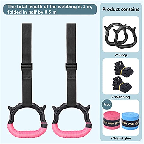 Anillas de Gimnasia con Correas Ajustables para Entrenamiento miniatura 2