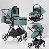 Silla de auto multifunción para viajar: La silla de auto incluida cumple con la normativa de seguridad R129 y es adecuada para bebés de 0-15 meses. Fijada al chasis del cochecito utilizando los adaptadores incluidos, funciona como asiento. La base ISOFIX (por favor, consulte los detalles del producto) permite una instalación segura y sin esfuerzo en el automóvil, para viajar con total tranquilidad