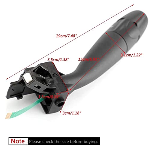 Interruptor de control de intermitentes compatible con Peugeot 407 206 y Citroën C2 C3 5
