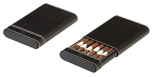 HUMIDOR UMIDIFICATORE DA VIAGGIO IN SIMILPELLE E CEDRO LUBINSKI