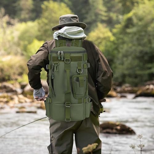 Sac de pêche polyvalent pour camping randonnée et matériel au bord de l'eau