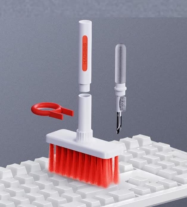 DS Enterprise | 5 in 1 Soft Brush Keyboard Cleaner with Multi-Function Computer Cleaning Tools Kit, Corner Gap Duster, Key-Cap Puller, for Earphones, Laptops, Earphones, Camera Lens (B0B3JJKX9R) Amazon Price History, Amazon Price Tracker