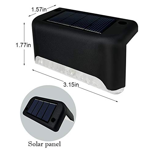 Codian 16 Pack Solar Deck Lights, Solar Deck LED Lights for Outdoor, Waterproof Solar LED Lights for Deck, Step, Railing, Wall, Patio, Garden, Stair, Yard and Driveway Path (Warm White) - 7