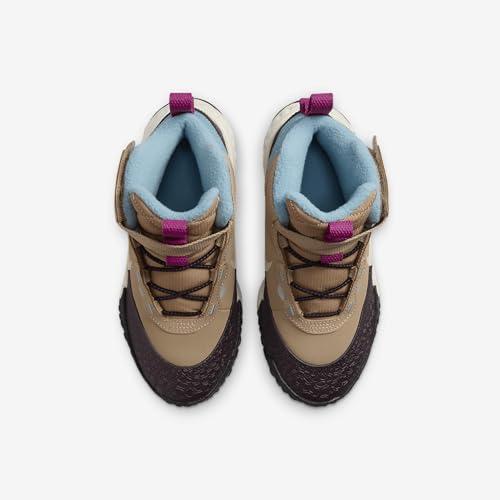 Nike Terrascout Little Kids' Boots (FV4174-200, Hemp/Burgundy Ash/Denim Turquoise/) Size 114