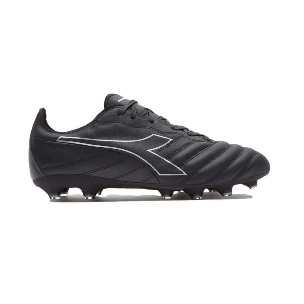 Diadora Brasil Elite Lt Lp12 Firm Ground Cleats (us_Footwear_Size_System, Adult, Men, Numeric, Medium, Numeric_12) Black