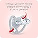 NUK Space Orthodontic Pacifier, 0-6 Months (2 Count)