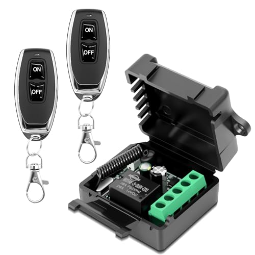 Funk Fernbedienung Schalter 220V 230V Relais Empfänger mit 2...