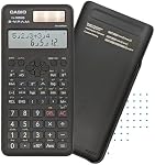 Casio FX300MSPLUS2 Scientific 2nd Edition Calculator, with New Sleek Design, Black, 0.4" x 3" x 6.4"