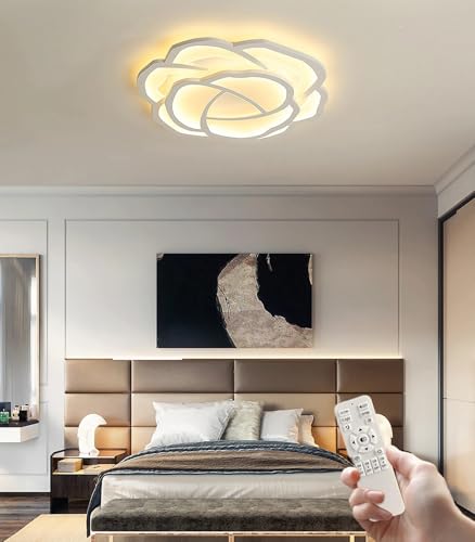 Plafonnier LED moderne dimmable avec télécommande pour un éclairage sur mesure