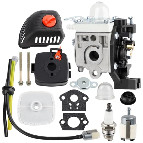 Ferilter SRM 225 Carburetor for Echo SRM-225 GT 225 PAS 225 PE 225 SHC 225 PPF 225 Trimmer Weedeater with SRM 225 Air Filter Case Cleaner Cover Fuel Line Tune Up Kit