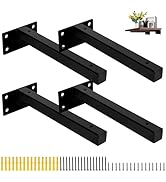 FRXAEZTG 4 Heavy Duty Shelf Brackets, 30 cm Wall Brackets, Shelf Brackets, Shelf Brackets, Floating