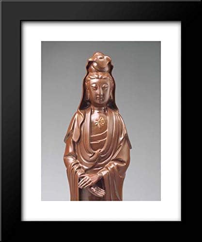 Meissen Manufactory - Periodo Bottger - Impresión artística enmarcada de 15 x 18 pulgadas - Kuan Yin