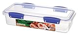 Sistema Klip It Collection Rectangle Deli Food Storage Container, 40.5 ounce/ 5 cups