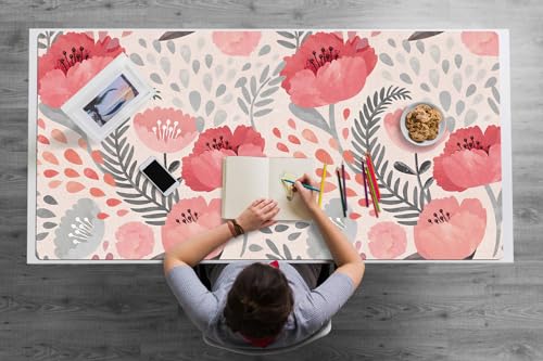 Grand tapis en vinyle PVC 120x60 cm protection des surfaces haut de gamme