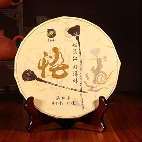 100g Té negro orgánico chino Yunnan Mini pastel Brotes de oro Dianhong Té rojo Cuidado de la salud Nuevo té cocido Venta… - Imagen 3