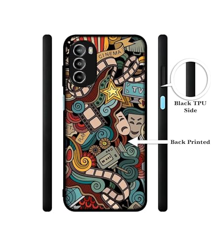 Image of Movies Design Premium 2D Printed Metal Back Case Cover for Motorola Moto G52 4G / Moto G82 5G