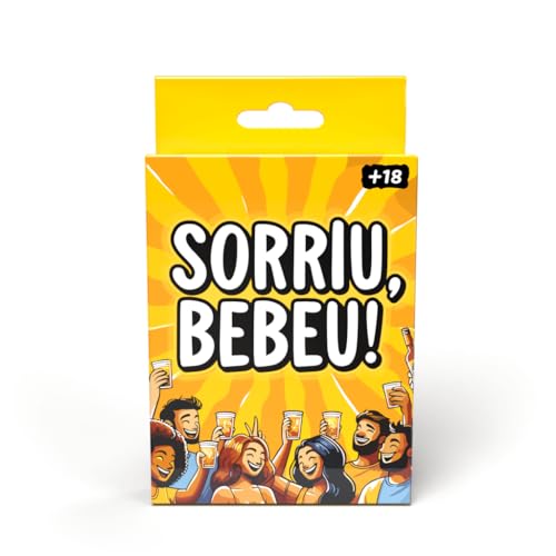 Jogo Sorriu Bebeu, Jogo Divertido para Amigos, 2-8 jogadores