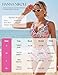 Hanna Nikole Women High Waisted Bikini Sets Ruffle 2 Piece Bathing Suit Tummy Control Sexy Retro Swimsuits Beachwear Red Tiny Flowers L