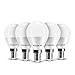 Price comparison product image LEDYA LED E14 Golf Ball Bulb, STANBOW Small Edison Screw Bulb, 5W SES Light Bulbs, P45 E14 40W Incandescent Bulb Equivalent, 400LM, 3000K Warm White, Non Dimmable, Pack of 5