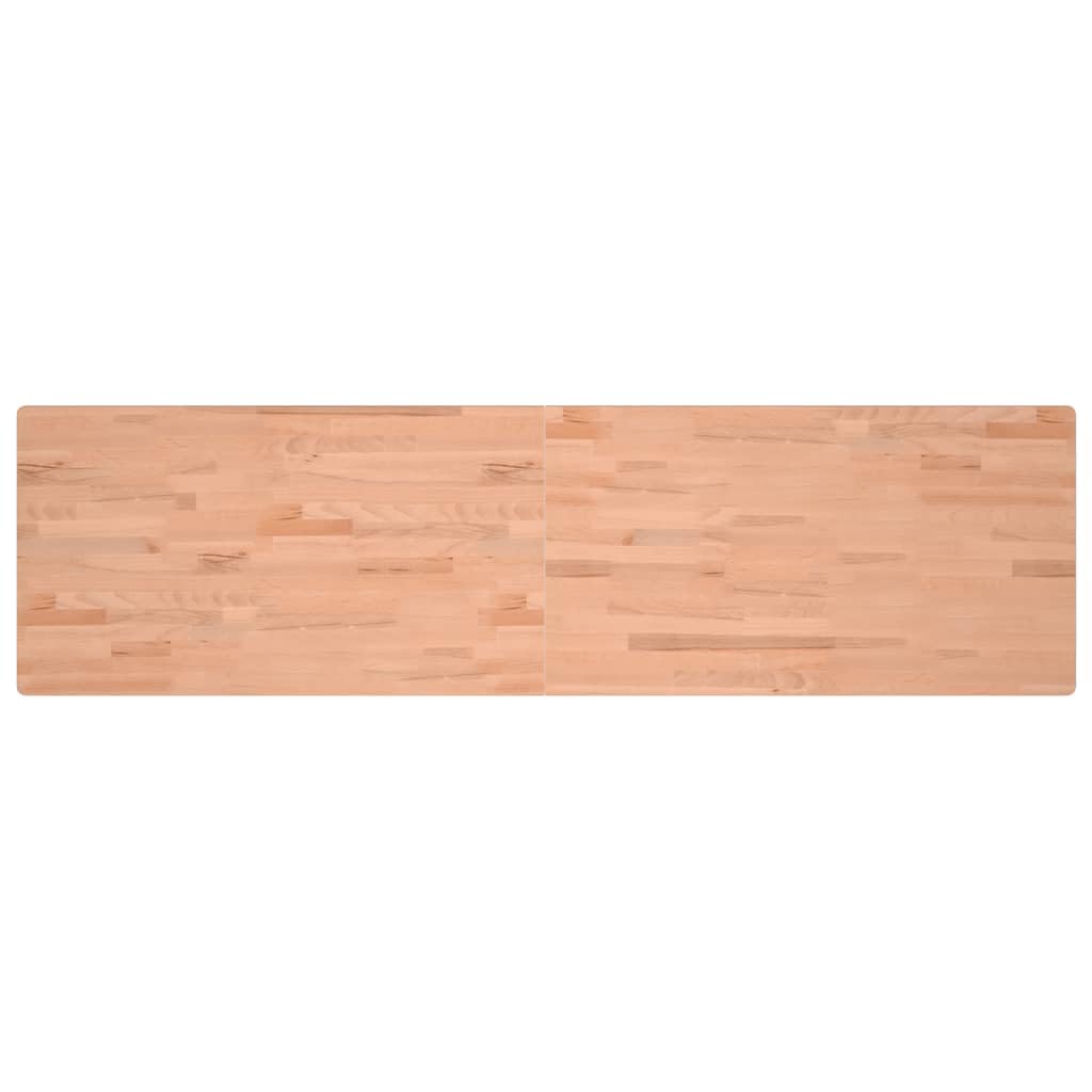 vidaXL Tablero de Banco de Trabajo, Encimera de Banco, Tablero de Mesa de Trabajo, Superficie de Escritorio, Madera Maciza de Haya 200X55X2,5 cm