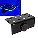 GLOGLOW Aquarium Rack, Magnetic Acrylic Rack 8 Hole Double Layers Strong Magnet Frag Holder Stand Bracket Holder Fish Supplies