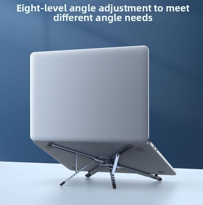 Soporte portátil plegable ajustable de aluminio con soporte magnético miniatura 4