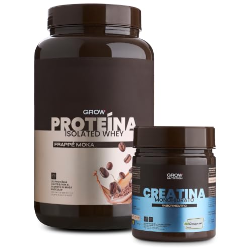 Proteína aislada moka y creatina monohidrato Creapure en lote de suplementación fitness