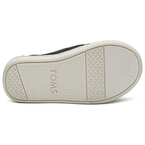 TOMS Toddler Boys Alpargata Slip On Casual Shoes - Black - Size 2 M3