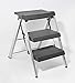 Produktbild CAIJUN Klappstuhl Stephocker Schuhbank Kostenlose Installation Super Anti-Rutsch Tragbarer Hocker Haushaltsstühle 2/3 Etagen Klappstufen (größe : 56.5cm)
