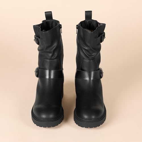 Amazon Essentials Women's Cropped Biker Boot4