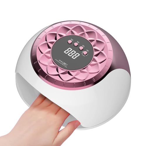 Lámpara LED para Uñas,Luz de Secado con Temporizador - Lámpara LED con Temporizador para Manicura y en Casa o Salón