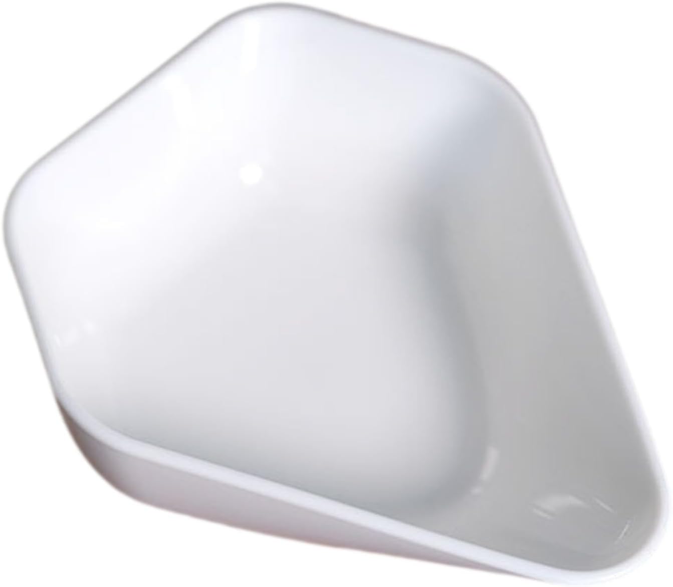 Coffee Portable Beans Tray Accurate Weighing Cup PP Material Comfortable Grip Suitable for Office Buffet Baristas Home, White