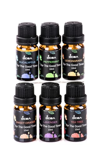 Mukko Home Aroma Therapy 6'li Set Doğal Buhurdanlik Yaği & Nemlendirici Yaği & Difüzör Yaği, FAN24