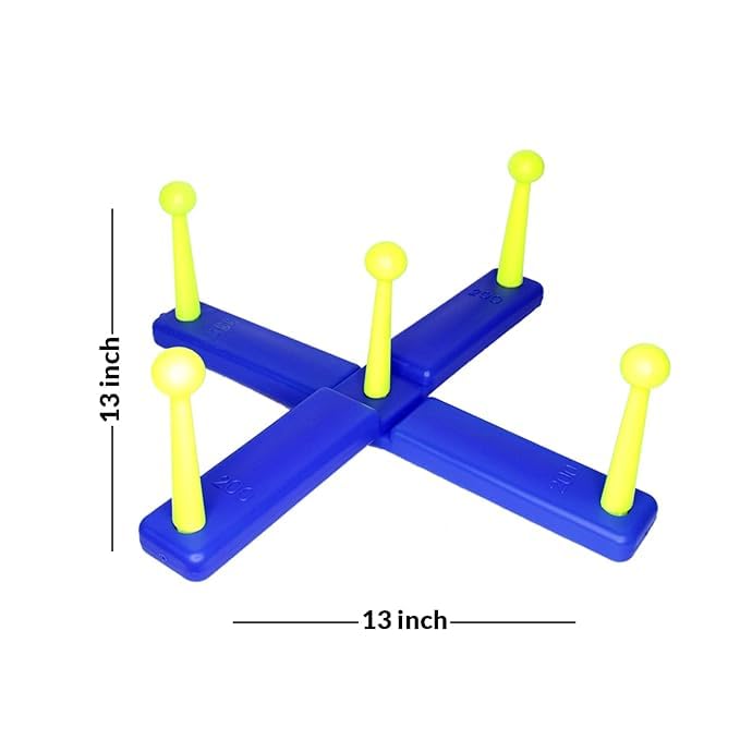Image of PRIME Kids Ring Toss Game Set Indoor Outdoor Throwing Toy for Boys and Girls (Lovely Ring Toss)