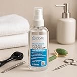 ZIDAC Multipurpose Surface Disinfectant Spray – Professional-Grade Sterilizer for Derma Rollers, Derma Stamps & Beauty Tools – Kills 99.9% Bacteria & Fungi