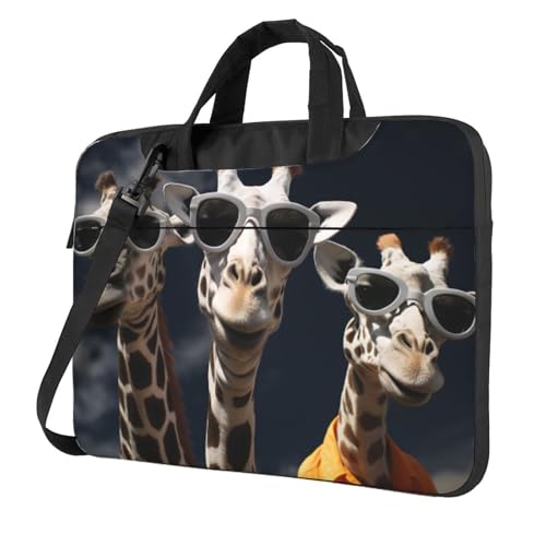 Sacoche ordinateur étanche girafe avec bandoulière réglable mixte