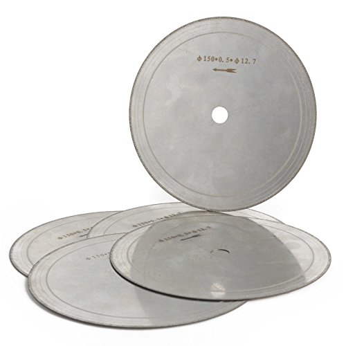 Ilovetool Super Thin Lapidary Diamond Saw Blades 6 Inch Cutting Stone Pack Of 5Pcs #TOP2