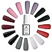 160 Stücke Ballerina Reine Farbe Matte Sarg Nägel mit Nagelkleber (1 Flasche) Full Cover Matte Falsche Gel Nägel Kunst Tipps Sets(8 Farben)