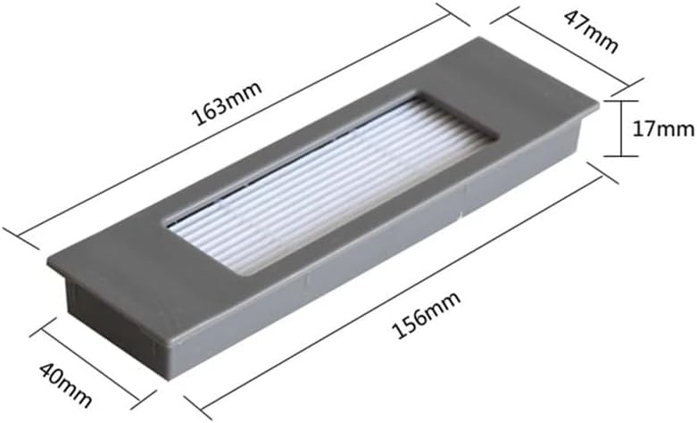Image of Replacement Parts For Vacuum Ecovacs DEEBOT OZMO 920 950 T8 AIVI Max T9 T5 N5 N7 N8+ N8 Pro DX55 DX93 DJ65, 2 Main Roller Brush, 5 HEPA Filters, 10 Side Brushes