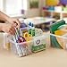 Fun Express 3 Compartment Clear Classroom Storage Caddies - 6 Pieces