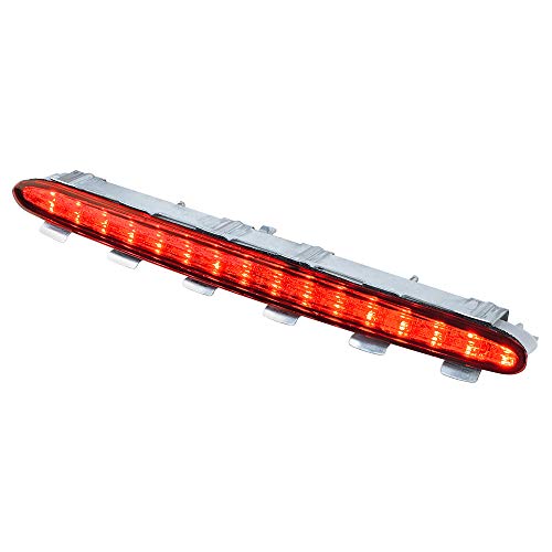 Anzio Red Light Lens Trunk 3rd Third Brake Stop Rear Lamp Assembly Compatible with 03-09 W209 C209 CLK-Class OE: 2098201056