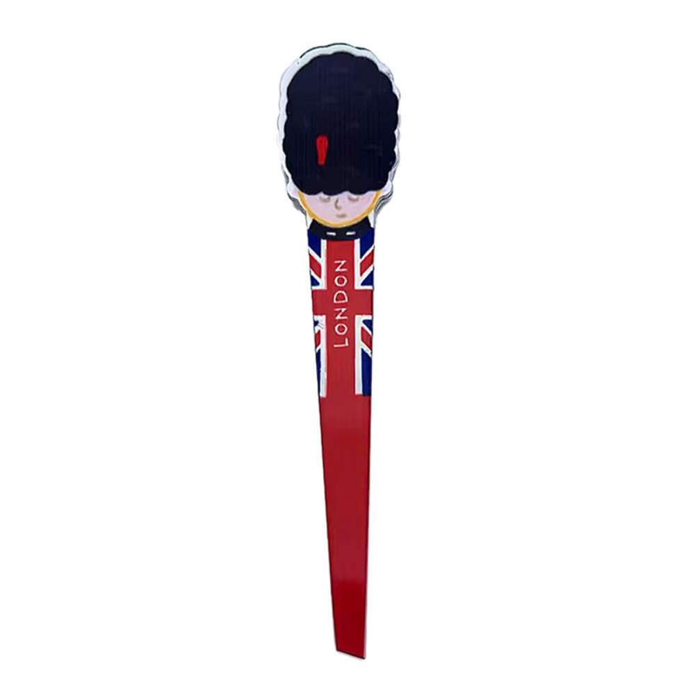 Puckator London Tour Guardsman Shaped Tweezers - Sharp Thin Fine Kids Mini Ingrown Hair Tweezers - Stocking Fillers - Tweezer for Facial Hair Women Chin - Small Gift - Splinter Removal