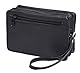 UMTI Leder Handgelenktasche für Männer aus Rindleder (155B) Herrentasche echtes Leder Tasche Bag Neu