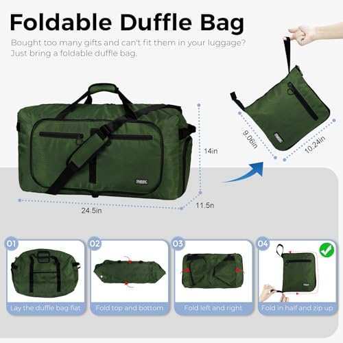 Fmeida-Travel-Duffel-Bag-65L-for-Men-Women-Foldable-Holdall-Bags-Weekend-Bag-Large-Capacity-Duffle-Bag-Green