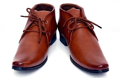 Buy Kwelin Casual Tan Semi Formal Boots 