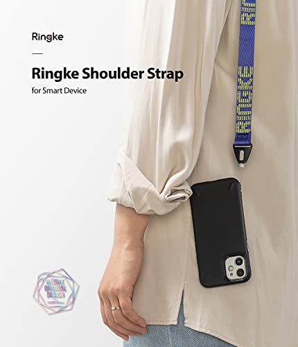 Image of Ringke Shoulder Strap [Dual-Ended Design] Adjustable Crossbody Strap, Anti-Theft Neck Lanyard for iPhone /Galaxy /Pixel Phone Cases, Cameras, etc